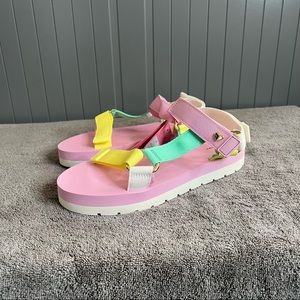 New with Tags! Target Stoney Clover color block sandals, women’s size 8.